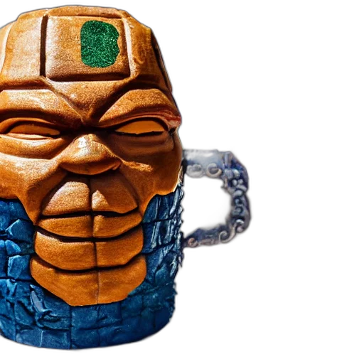 mask, 3d render, closeup, photorealistic, photograph, ben, grimm, style transparent PNG cut-out