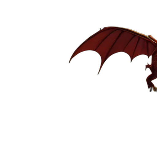 dragon, creature, staff, umbrella transparent PNG cut-out