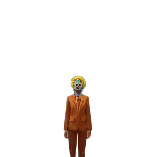 staff, jacket, mask, face, pixel art, concept art, 3d render, cartoon transparent PNG cut-out