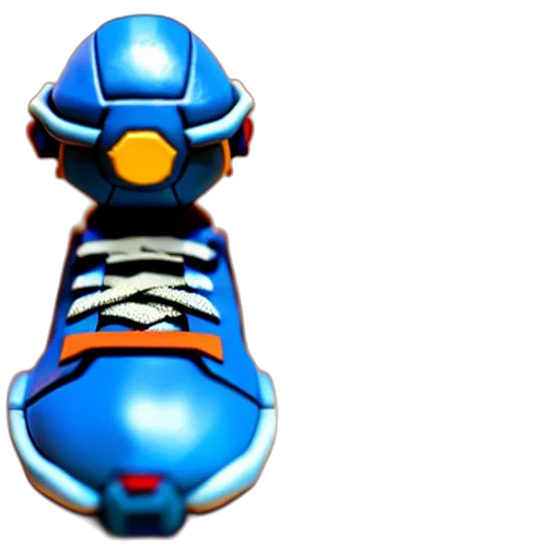 shoes, robot, weapon, 3d render transparent PNG cut-out