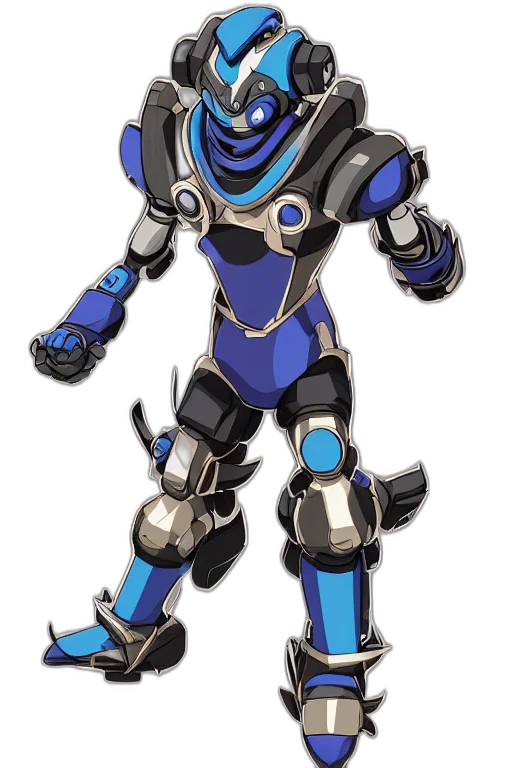 robot, weapon, concept art, 3d render transparent PNG cut-out