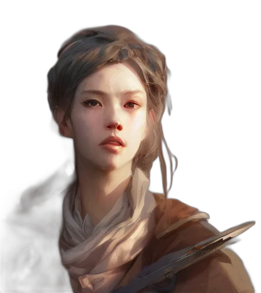 face, staff, dragon, mask, fantasy art, concept art, photorealistic, oil painting transparent PNG cut-out