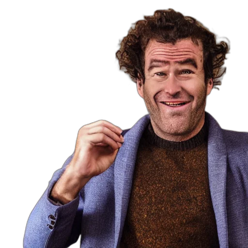 jacket, face, staff, hair transparent PNG cut-out