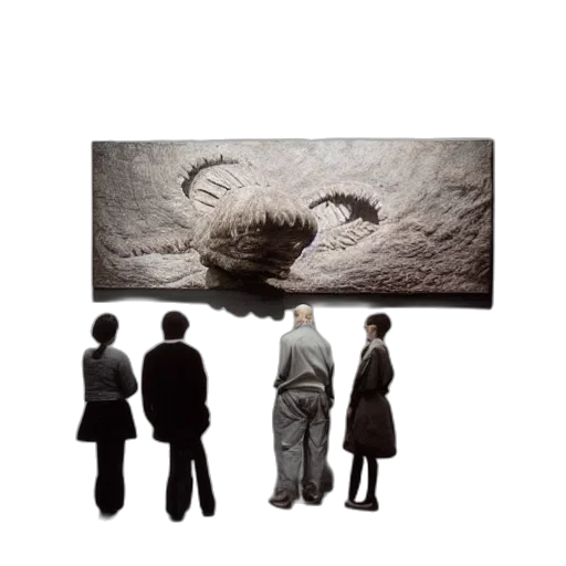 creature, dragon, umbrella, staff, concept art, photorealistic, 3d render, underwater transparent PNG cut-out