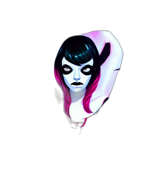 mask, face, jewelry, vaporwave transparent PNG cut-out