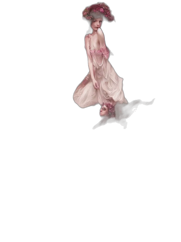 flower, umbrella, dress, shoes transparent PNG cut-out