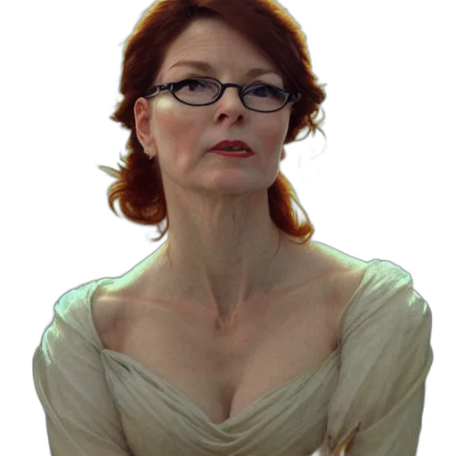 staff, dress, face, crown, photorealistic, concept art, fantasy art, 3d render transparent PNG cut-out