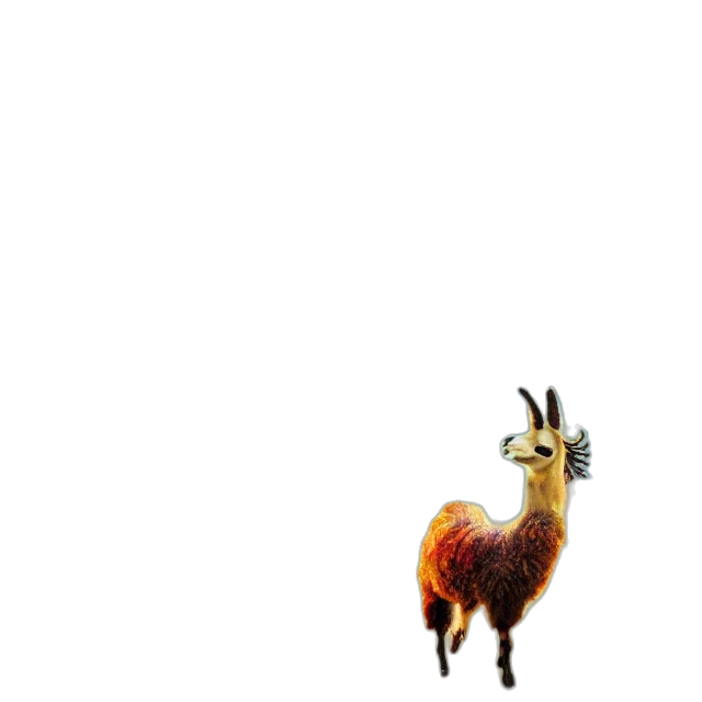 animal, creature, dress, hair, pixel art, concept art, 3d render, photorealistic transparent PNG cut-out