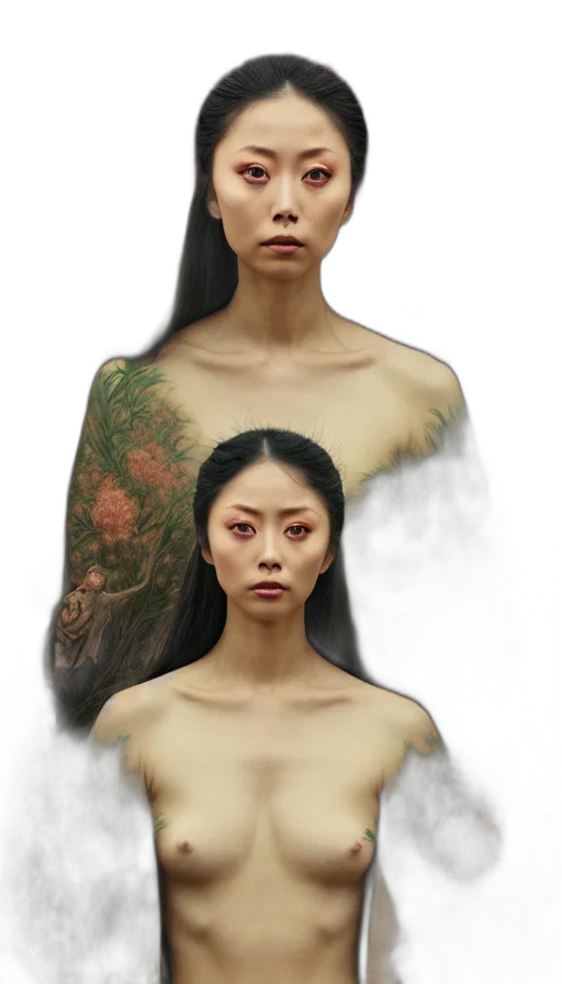 face, photorealistic, concept art, fantasy art transparent PNG cut-out
