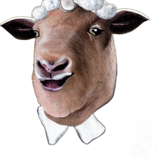 animal, face, hat, mask, photorealistic, concept art, 3d render, watercolor transparent PNG cut-out