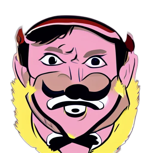mask, face, cartoon, comic book art transparent PNG cut-out