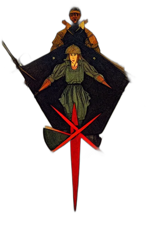 sword, staff, weapon, umbrella transparent PNG cut-out