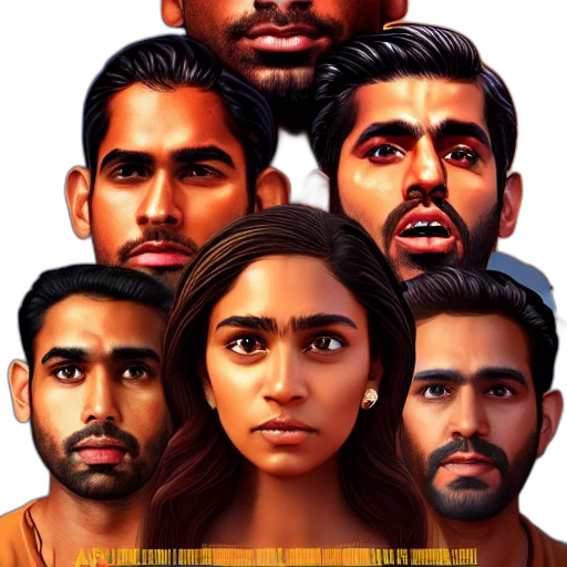face, concept art, comic book art, cartoon, photorealistic, fire, aesthetic, movie transparent PNG cut-out
