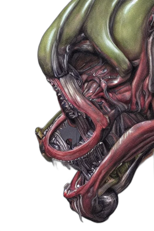 creature, face, mask, concept art, photorealistic, watercolor, comic book art, realistic transparent PNG cut-out