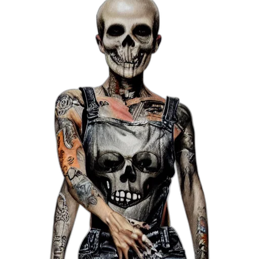 dress, jewelry, concept art, photorealistic, cyberpunk, full, body, pose transparent PNG cut-out