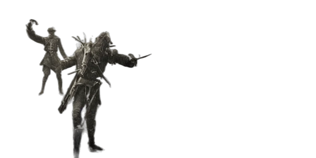 weapon, sword, staff, creature, concept art, 3d render, fantasy art, scary transparent PNG cut-out