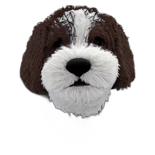 staff, face, animal, mask, photorealistic, 3d render, cartoon, closeup transparent PNG cut-out