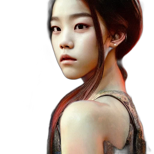 face, dragon, robot, photorealistic transparent PNG cut-out