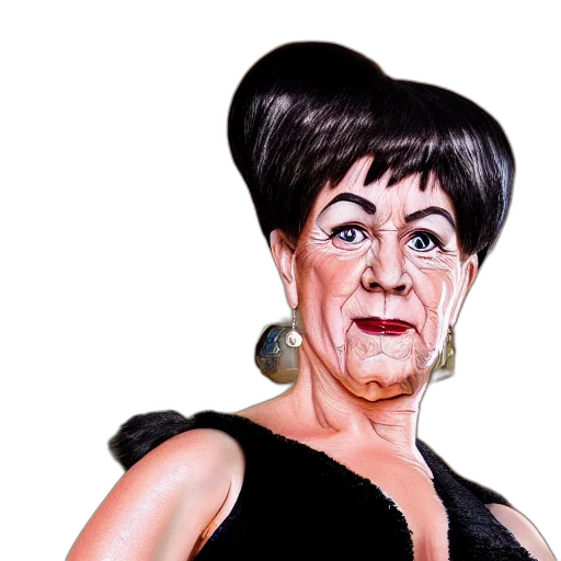 face, dress, photorealistic, cartoon transparent PNG cut-out