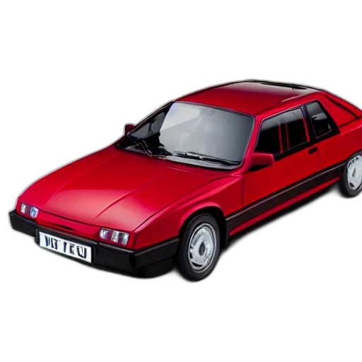 car, photorealistic, hypercar, designed, produced, volvo, 1986, 480 transparent PNG cut-out