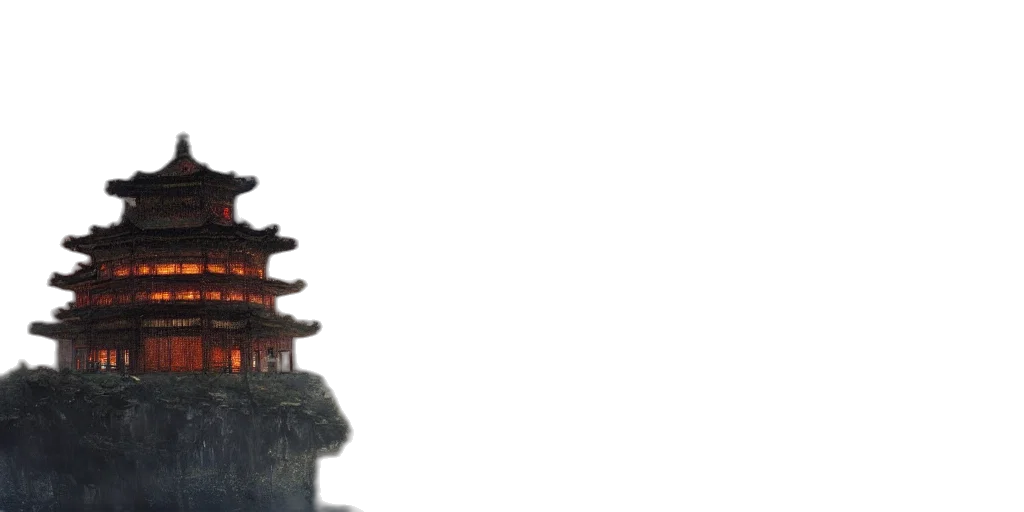 robot, dragon, building, hat transparent PNG cut-out