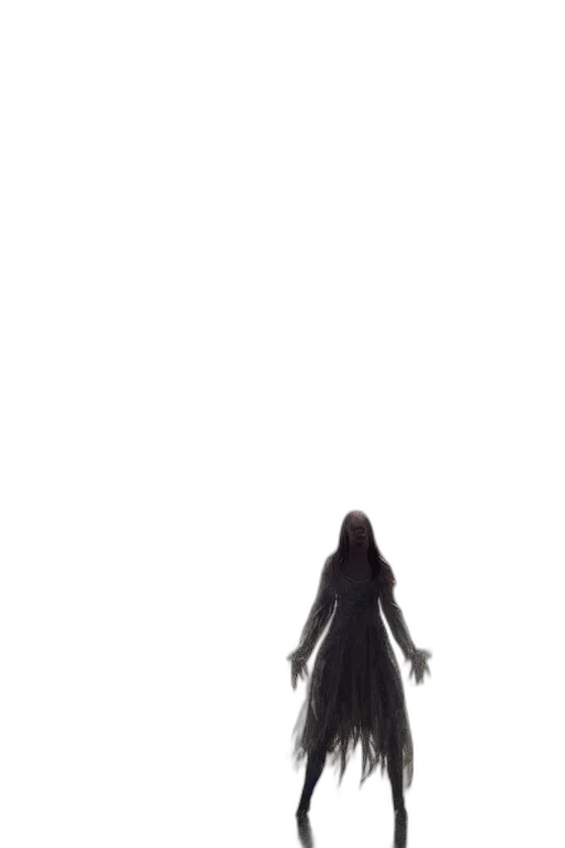 dress, creature, hair, sword, concept art, 3d render, pixel art, anime transparent PNG cut-out