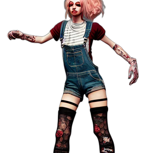 dress, concept art, pixel art, fantasy art, comic book art, full, body, pose transparent PNG cut-out