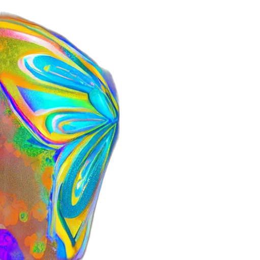mask, face, photorealistic, neon, colorful, digital, painting, giant transparent PNG cut-out
