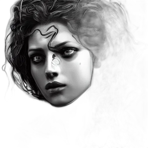 face, mask, crown, creature transparent PNG cut-out