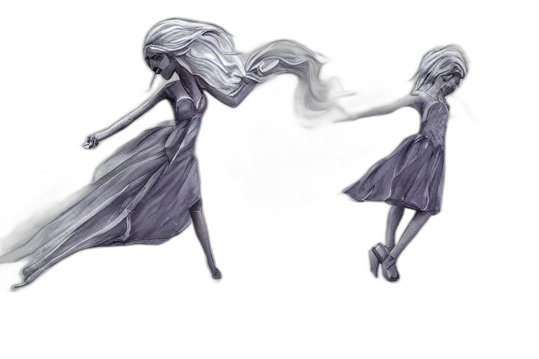 dress, hair, mask, concept art, fantasy art, pencil sketch, comic book art, fire transparent PNG cut-out