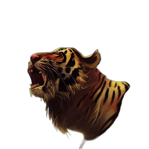 animal, creature, crown, photorealistic transparent PNG cut-out