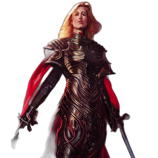 sword, concept art, fantasy art, comic book art, 3d render, red, painting, gillian transparent PNG cut-out