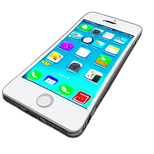 3d render, model, iphone, android transparent PNG cut-out