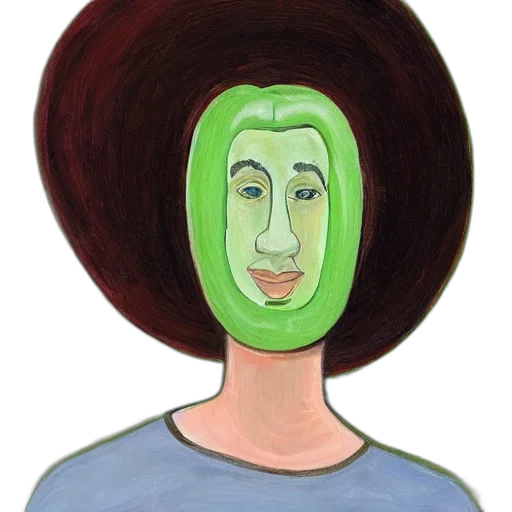 mask, face, hat, hair, oil painting, cartoon, photorealistic, watercolor transparent PNG cut-out