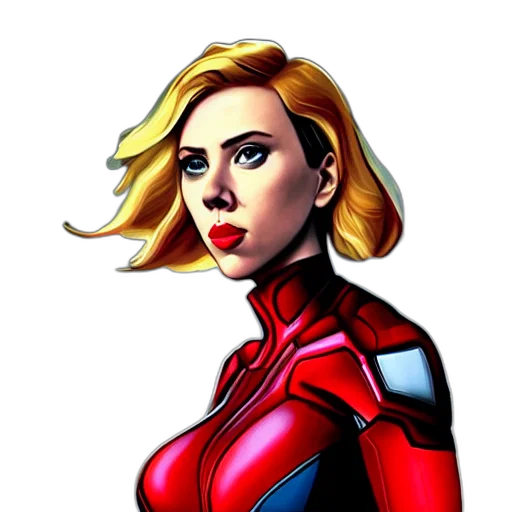 face, jacket, robot, comic book art transparent PNG cut-out
