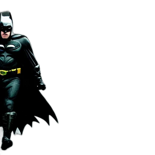 comic book art, concept art, 3d render, danny, devito, batman, dark, knight transparent PNG cut-out