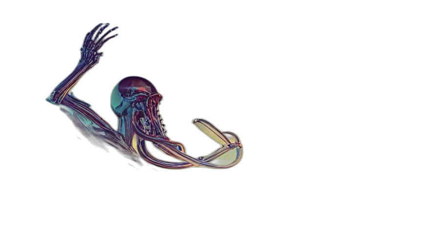 creature, jewelry, mask, hair transparent PNG cut-out