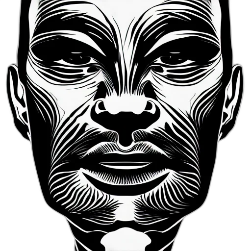 face, mask, cartoon, comic book art transparent PNG cut-out