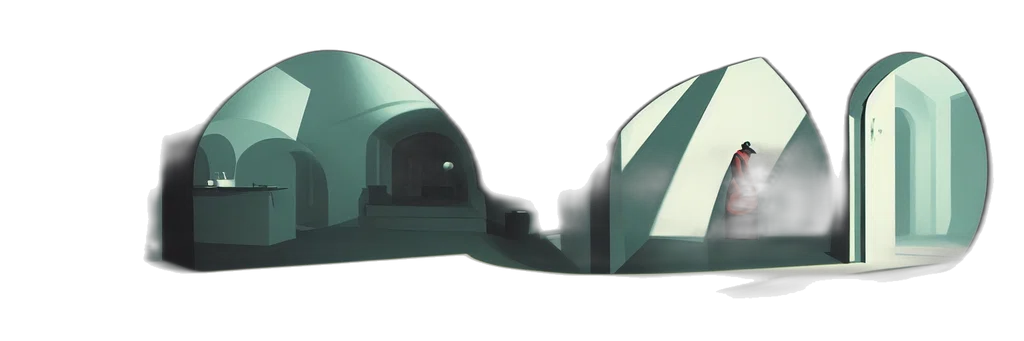 hat, crown, weapon, shoes, concept art, 3d render, anime, vaporwave transparent PNG cut-out
