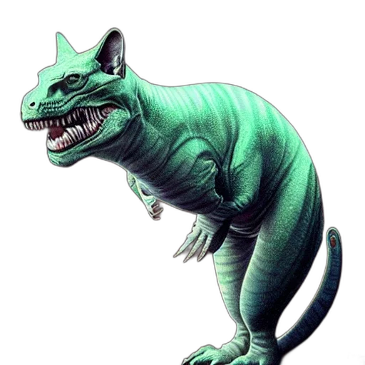 creature, dragon, animal, staff transparent PNG cut-out