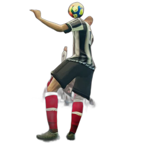 concept art, 3d render, pixel art, fifa, game transparent PNG cut-out