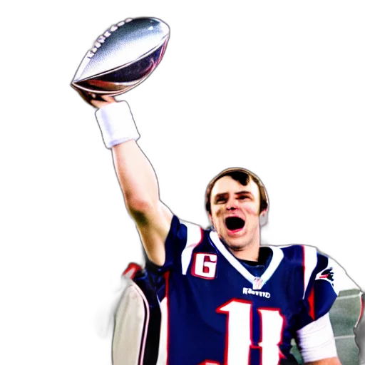 portrait, new, england, patriots, mac, jones, lifting, super transparent PNG cut-out