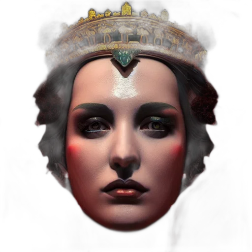 crown, face, mask, jewelry transparent PNG cut-out