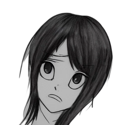 face, mask, hair, staff transparent PNG cut-out
