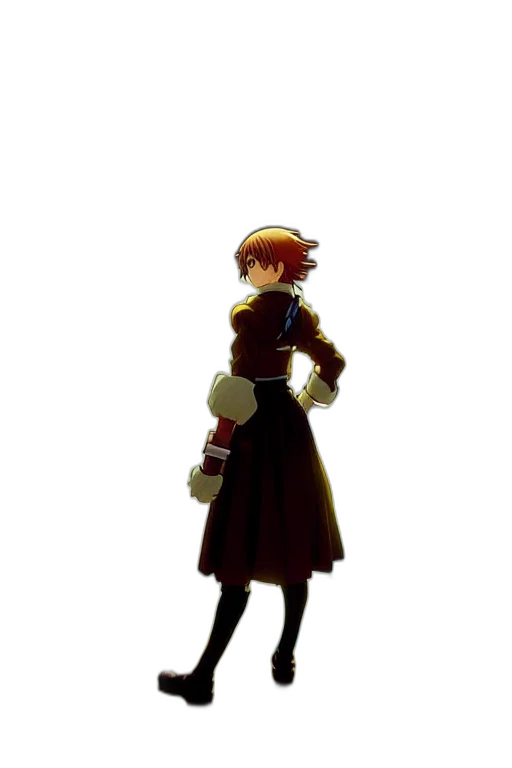 staff, dress, jacket, weapon transparent PNG cut-out