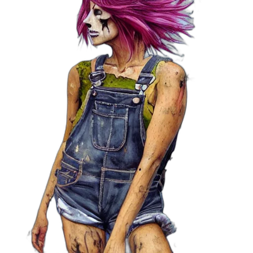 dress, creature, animal, face, concept art, cyberpunk, comic book art, watercolor transparent PNG cut-out