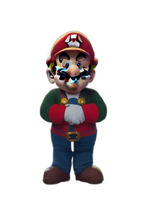 staff, mask, hat, animal, 3d render, concept art, pixel art, cartoon transparent PNG cut-out