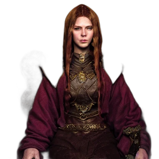 staff, face, dress, crown transparent PNG cut-out