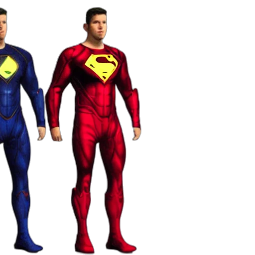 concept art, comic book art, 3d render, superhero transparent PNG cut-out