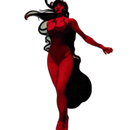 dress, concept art, comic book art, pixel art, fantasy art, red, dark, something transparent PNG cut-out
